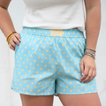 Lulu mac boxer shorts blue/yellow