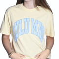 Lulu Mac Tshirt Butter yellow/blue