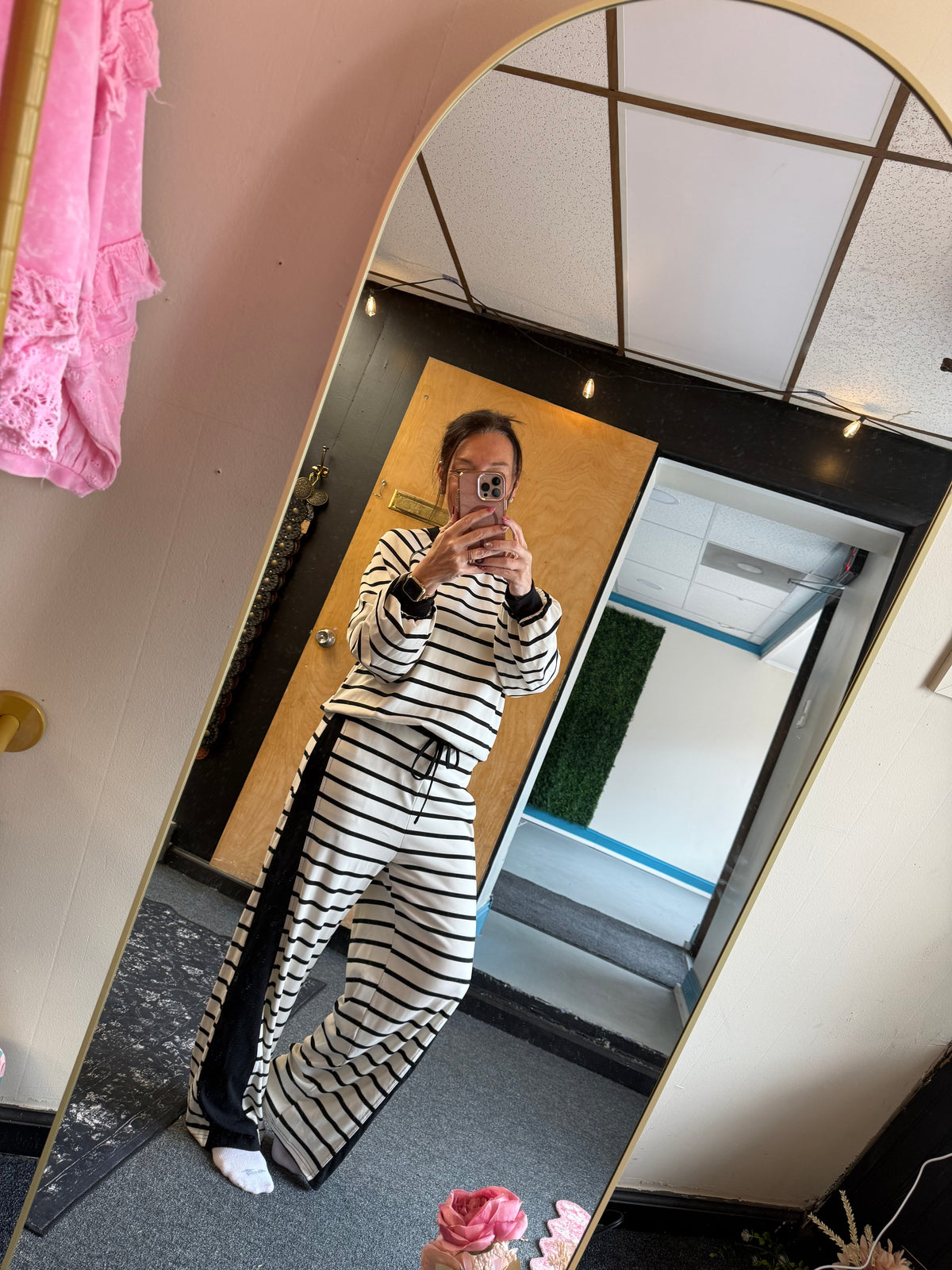 Striped and cozy set