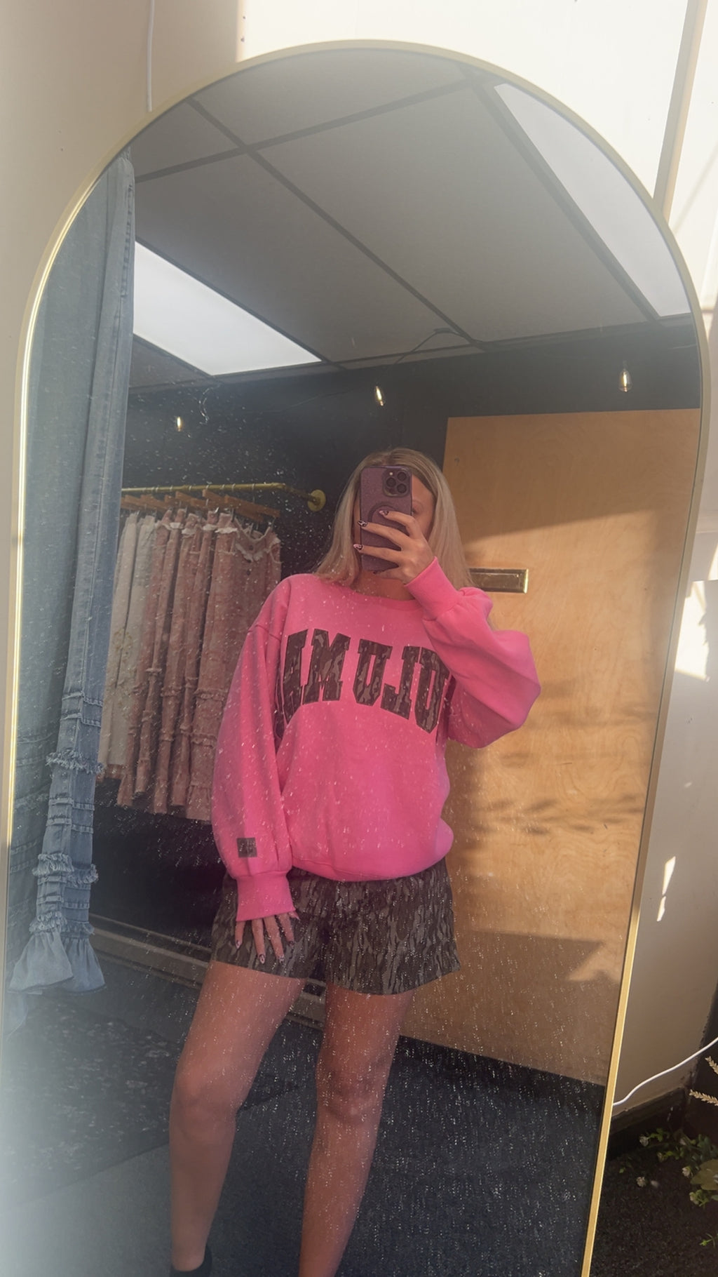 Lulumac Mossy Oak Sweatshirt pink