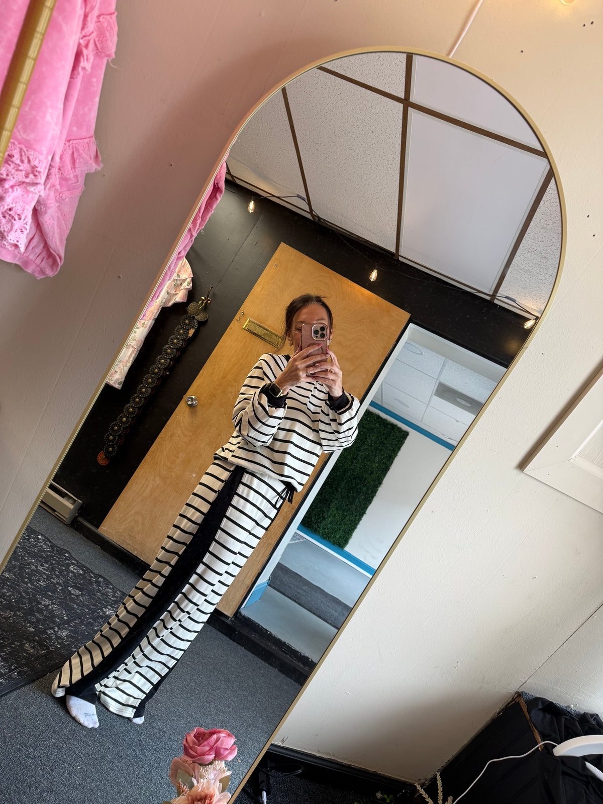 Striped and cozy set