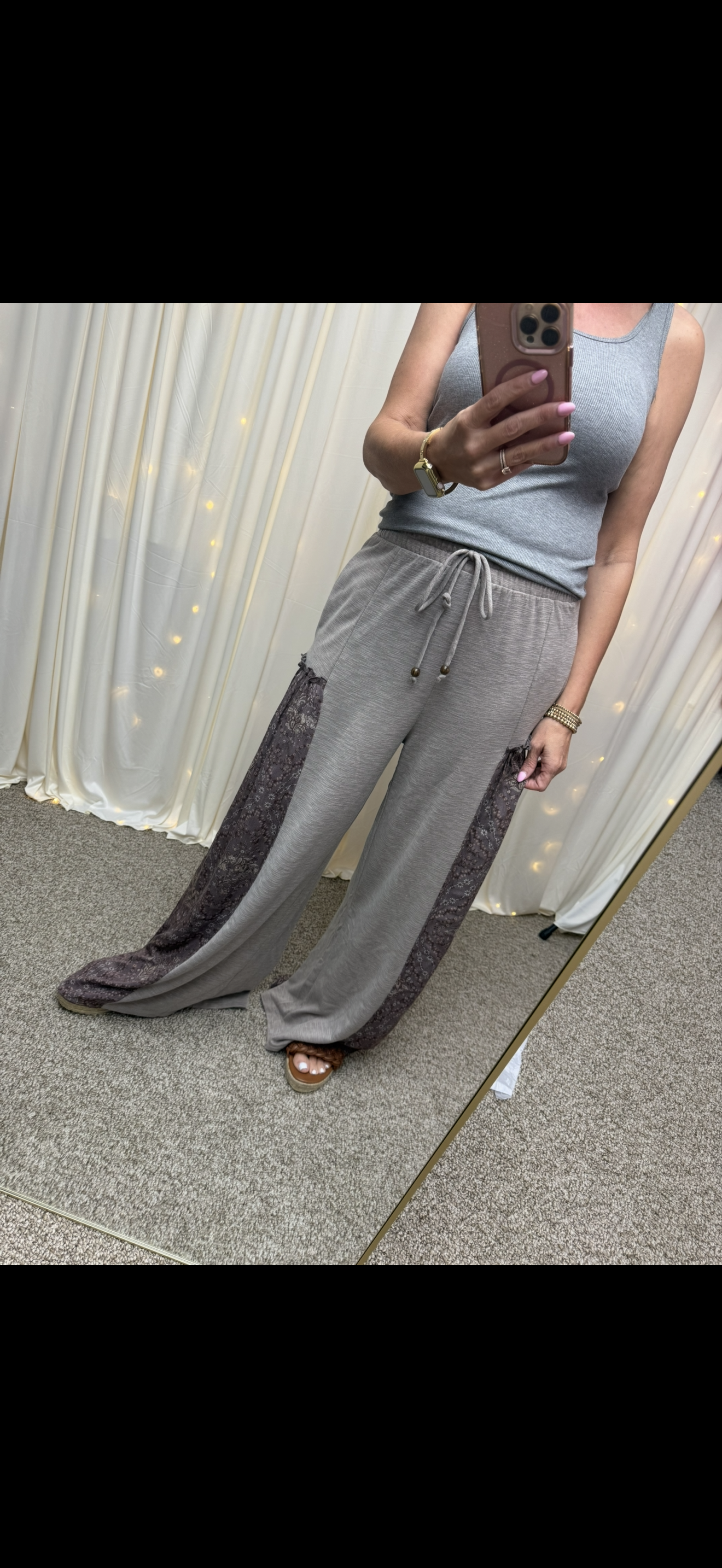 Cozy Haven Pants - Brown Grey OG